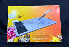 Wacom Bamboo CTH-670 Drawing Tablet w/ Box  Accessories   Pen Needs Replacement