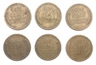 1944-D   LINCOLN WHEAT CENTS - 6 coin lot - all D mint — photo 2