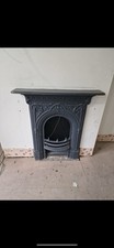 1900s CAST IRON FIREPLACE FRONT