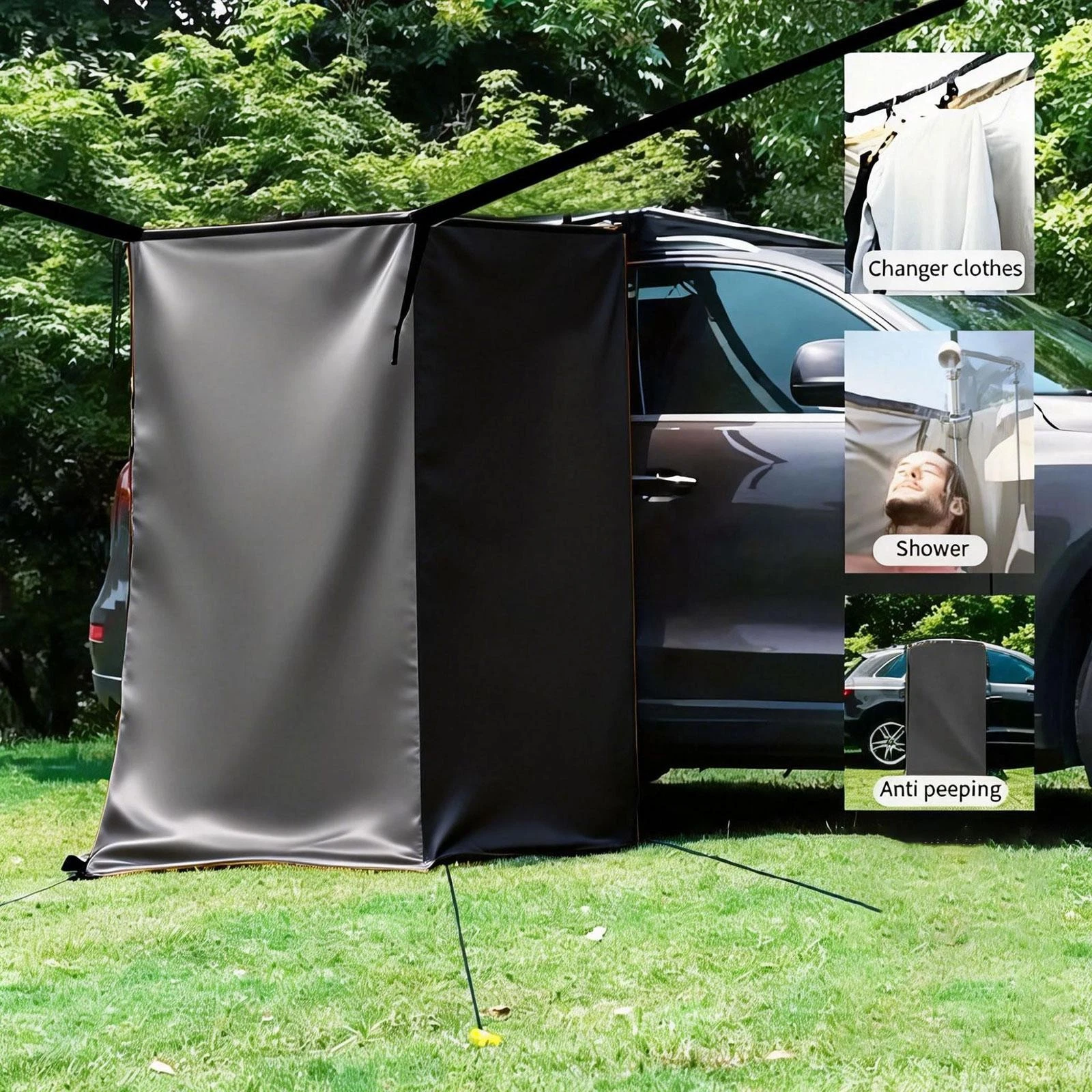 Vehicle Side Shower Tent Privacy Shelter for Outdoor Camping Long Road Trips
Opens in a new window o