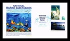 US COVER NATIONAL MARINE SANCTUARIES IMPERFORATE FIRST DAY ISSUE PANDA CAHCET