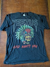 YEEZUS GOD WANTS YOU KANYE WEST YE LARGE SHIRT RAP HIP HOP