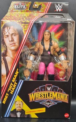 WWE Elite Figur - Wrestlemania Vegas Version - Bret ''Hitman'' Hart - MISB Neu