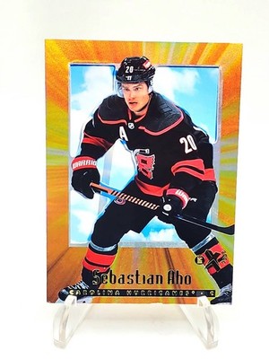 2023-24 Skybox E-X 2000 NHL  Sebastian Aho #42 HURRICANES DIE CUT