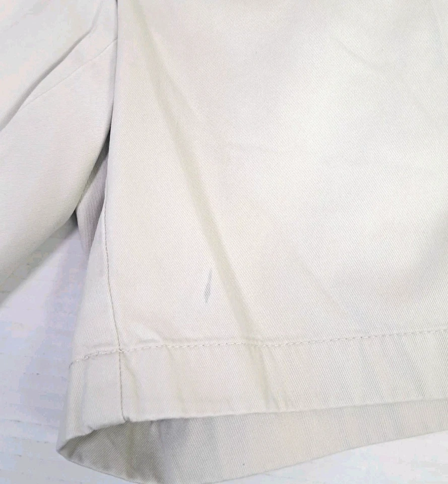 Tommy Hilfiger Men’s Shorts Lot (6) Size 38 Khaki White Chino Flat Front Bundle - Image 4 of 4