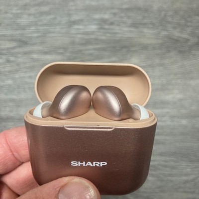 Sharp HP-TW10 True Wireless Splashproof Stereo Rose Gold Earphones