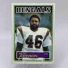 1983 TOPPS FOOTBALL CARD CINCINNATI BENGALS #237 PETE JOHNSON