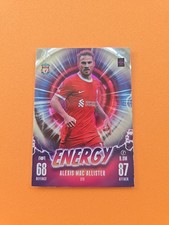 Topps Liverpoo Alexis Mac Allister Energy Insert Match Attax Extra 2023/24 