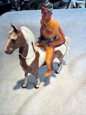 VTG 1950s Hartland Plastics Western Figure Tonto  Scout Horse Retro READ 