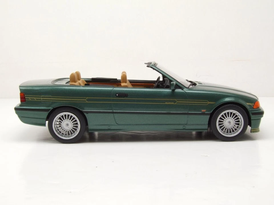 BMW Alpina B3 3.2 Cabrio E36 1995 Verde Metálico Modelo de Coche 1:18 MCG - Imagen 4 de 4