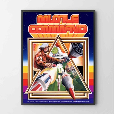 Poster Missle Command Arcade Premium Glossy Unframed Poster Print A0524