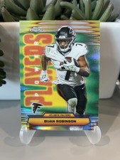 2025 Topps Chrome Football - Bijan Robinson - Power Players Refractor - Falcons