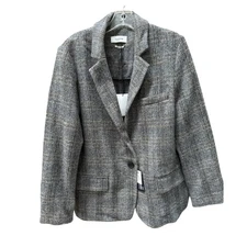 NWT Isabel Marant Étoile Charly Wool Herringbone Blazer – Size 12 READ