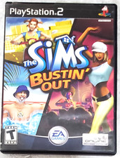 The Sims Bustin' Out Sony PlayStation 2 Video Game Rated T Manual Role Playing