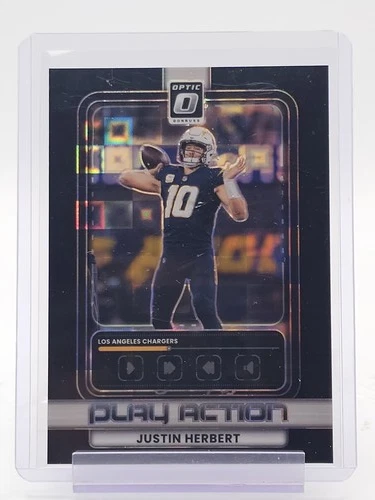 2025 Donruss Optic Justin Herbert Black Pandora (RAW)