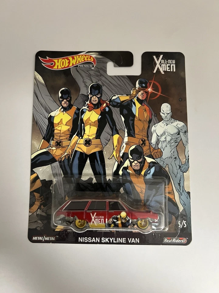 Hot Wheels Pop Culture Marvel Comics Nuevo X-Men #5 69 Nissan Skyline Van 2019 Foto 3 de 4
