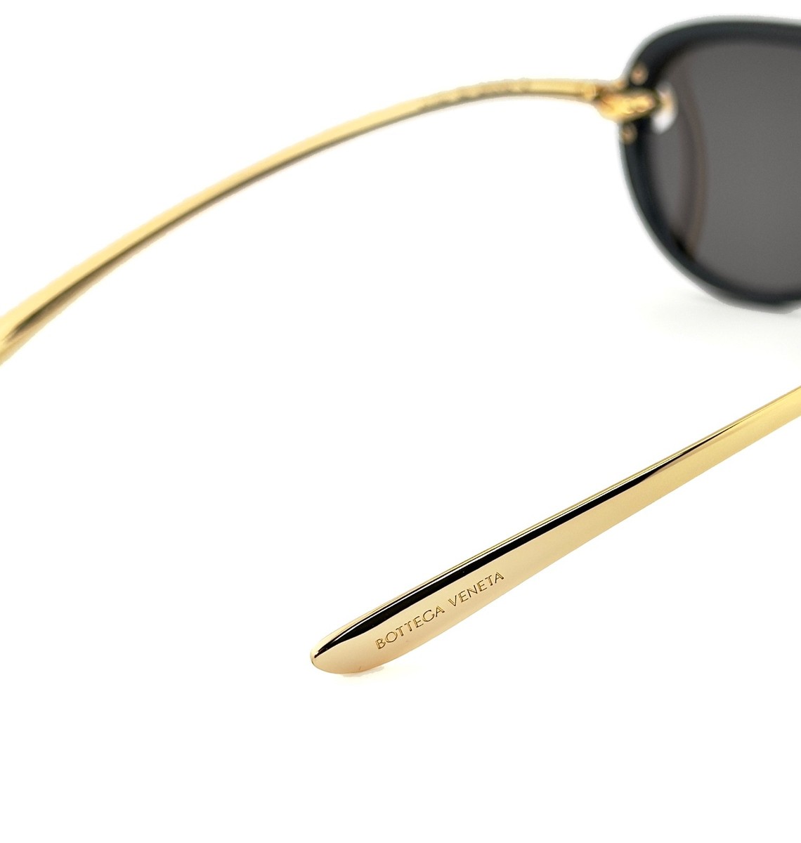 BOTTEGA VENETA 1418 KNOT Pilot BV1418S Gold Black Unisex Metal