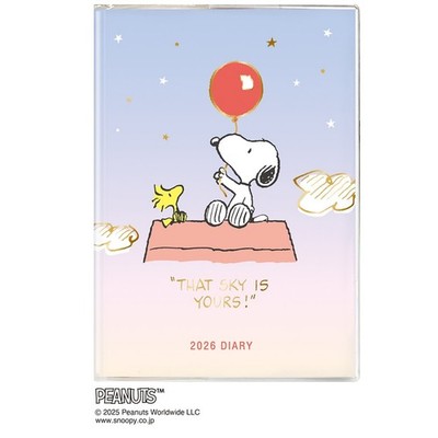 2026 Schedule Book Agenda Planner APJ Snoopy B7 Monthly #01