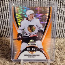 Upper Deck Allure Rookie Orange Slice Artyom Levshunov #140 Blackhawks 2025-26
