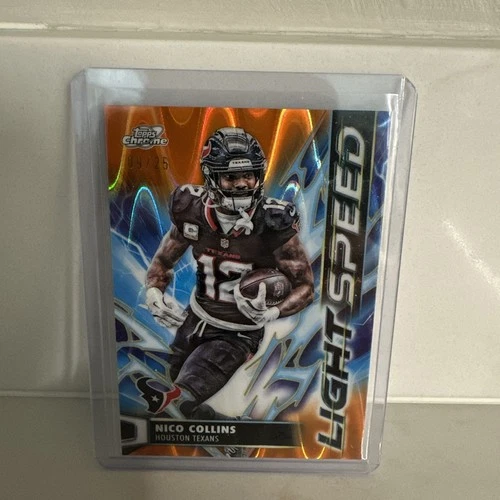 2025 Topps Cosmic Chrome Nico Collins Base (RAW)