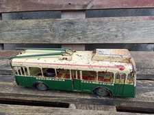 Véhicule Trolley Bus Joustra En Tole Dans Son Jus  