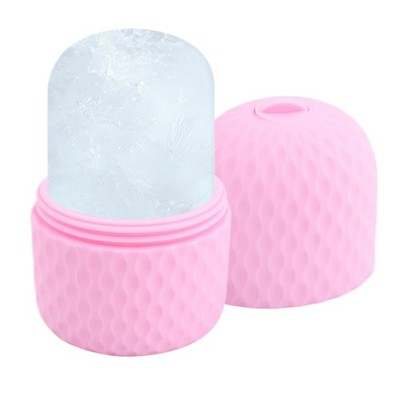 FooYee Silikon Eisroller, Rosa Roller für Gesicht und Augen, Wiederverwendbares Silikon...