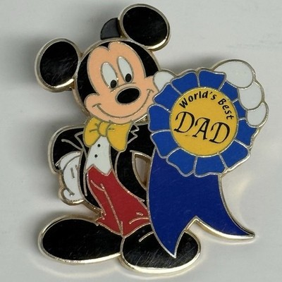 Mickey Mouse World's Best Dad Disney Parks Trading Pin 2009