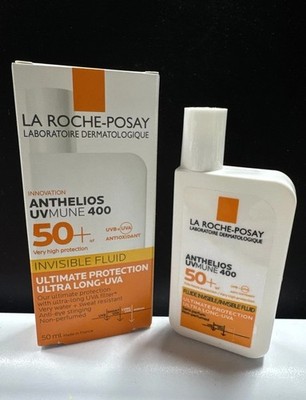 La Roche-Posay Anthelios UVMUNE 400 Invisible Fluid SPF 50+ - 50ml - Brand New