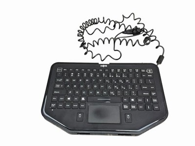 Havis KB-101 USB Backlit Keyboard with C-KBM-201 Keyboard Mount