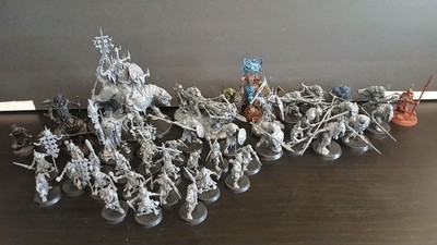 Orruk Warclans Kruelboyz Spearhead + Dominion  AOS Warhammer built
