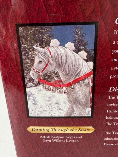 Trail of Painted Ponies Figurine MIB COA '10 Dashing Through the Snow 2E/0137 - Picture 4 of 14