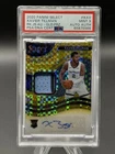 2020 Panini Select Basketball Xavier Tillman Rc Patch Auto Gold Prizm /10 PSA9