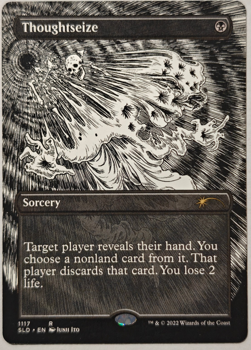 MTG Secret Lair Thoughtseize #1117 -SLD Junji Ito ENG [UPick Foil