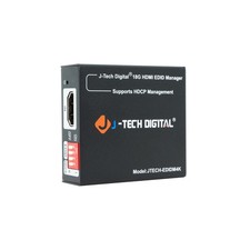 J-Tech Digital HDMI EDID Emulator HDCP Manager 4K60Hz Auto Downscaling, 8 EDI...