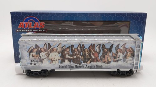 Atlas 3001489 O Christmas Blue 2023 40' PS1 Box Car #213 (3 carriles) | Condition: New