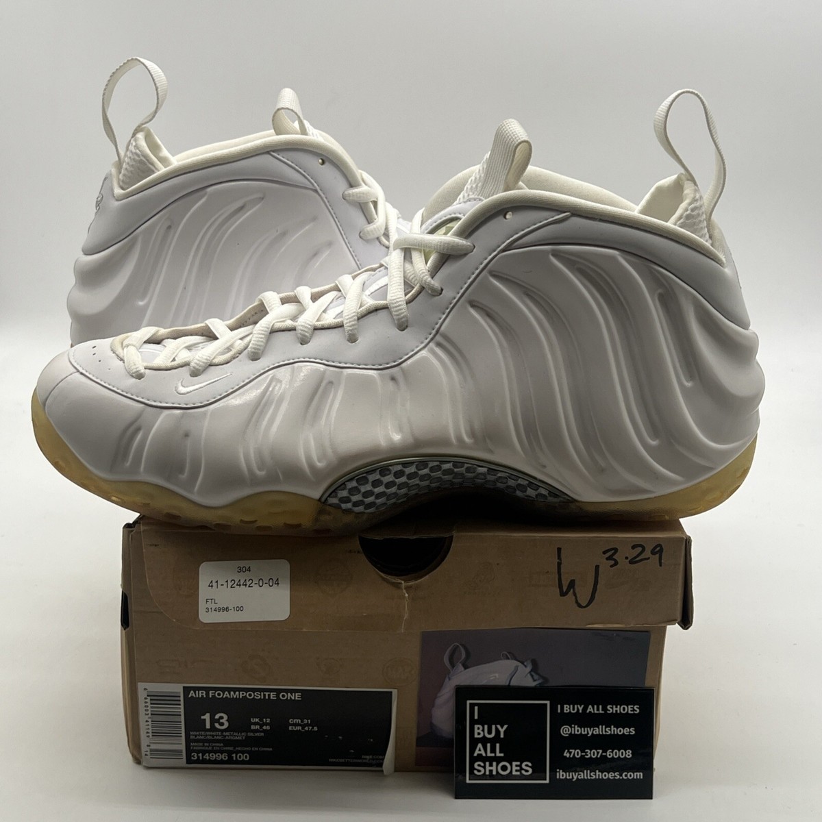 nike air foamposite size 13