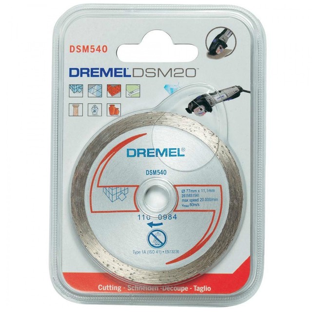 Dsm540 Tile Cutting Diamond Wheel Blade for Dremel Sawmax Sm20 for