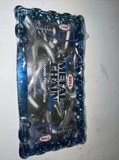 Bell Automotive's Mega Metal Chain License Plate Frame Turquoise