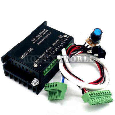 500W 48V CNC Brushless Spindle BLDC Motor Driver Controller MACH3 Speed WS55-220
