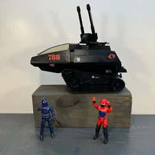 GI Joe Cobra Hiss (H.I.S.S) Tank 1983 W/ Driver Hooded Cobra Commander mail VTG 