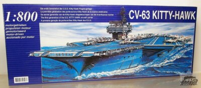 ST503 | Paget 1:800 - Bausatz ''U.S.S. Kitty Hawk / CV-63'' *Neu in Folie*