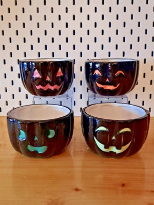 10 STRAWBERRY STREET   4 Schüsseln Müsli  Halloween  TK Maxx  Kürbis Pumpkin