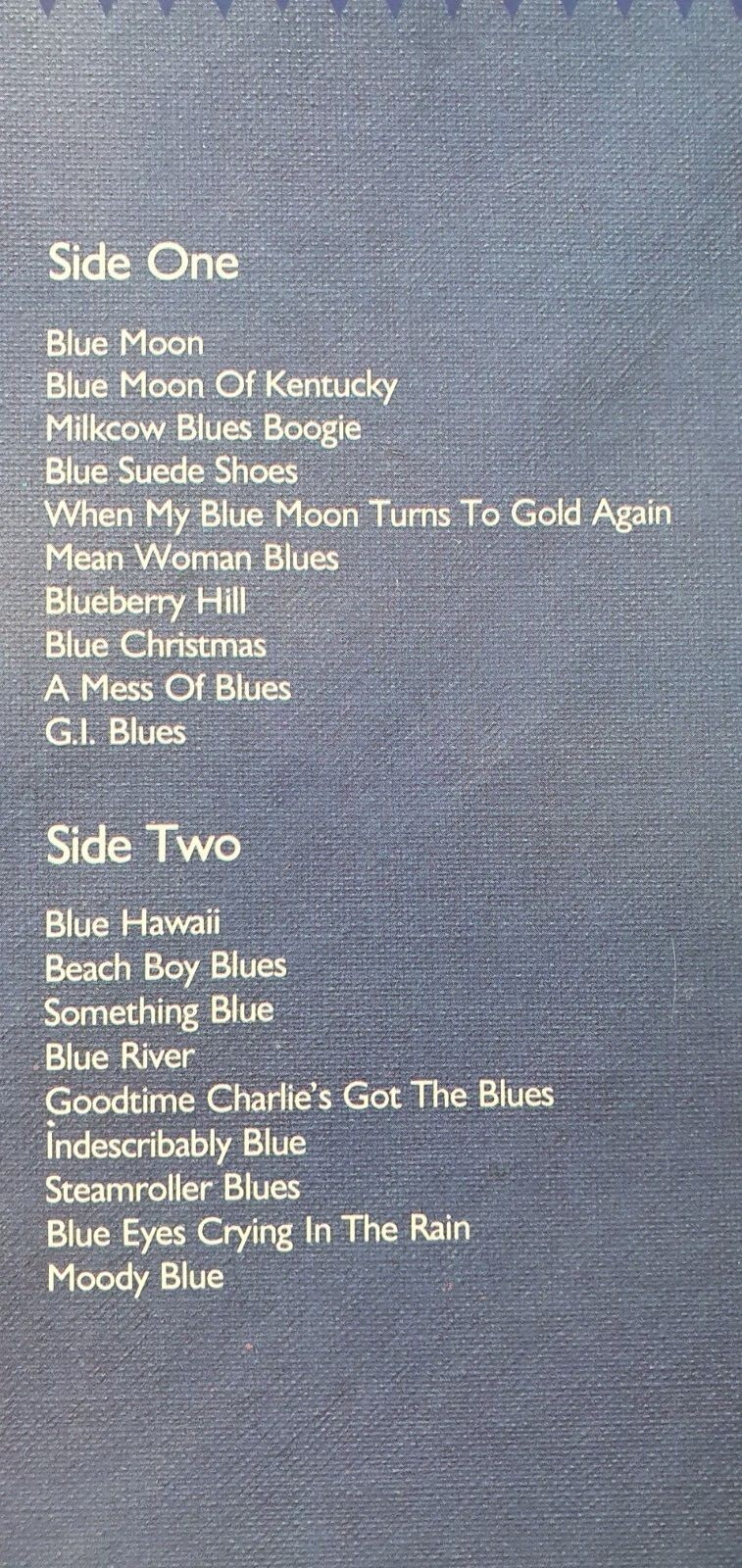 Elvis Presley Blue LP Record & Poster eBay