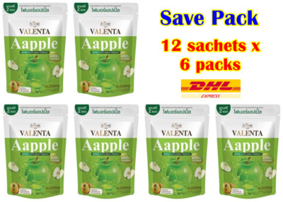 6X Apple Fiber Detox Valenta Clean Excretion Control Weight Hungry Sugar Free