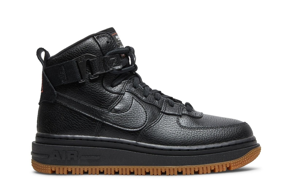 Size 5 - Nike Air Force 1 Utility 2.0 High Black Gum Medium Brown