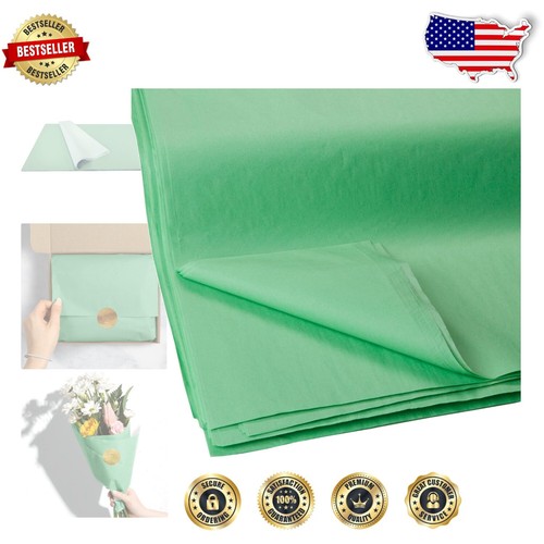 Bulk 480 Apple Green Recycled Tissue Sheets - 20 x 30 Inches for All Occasions