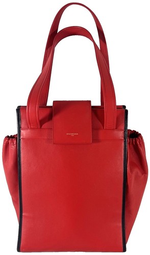 バレンシアガBBトートバッグ BALENCIAGA Intrecciato Tote Bag 179635 leather Red Used Women | eBay