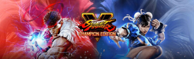 Street Fighter V (5) Champion Edition Arcade Marquee 26'' x 8''