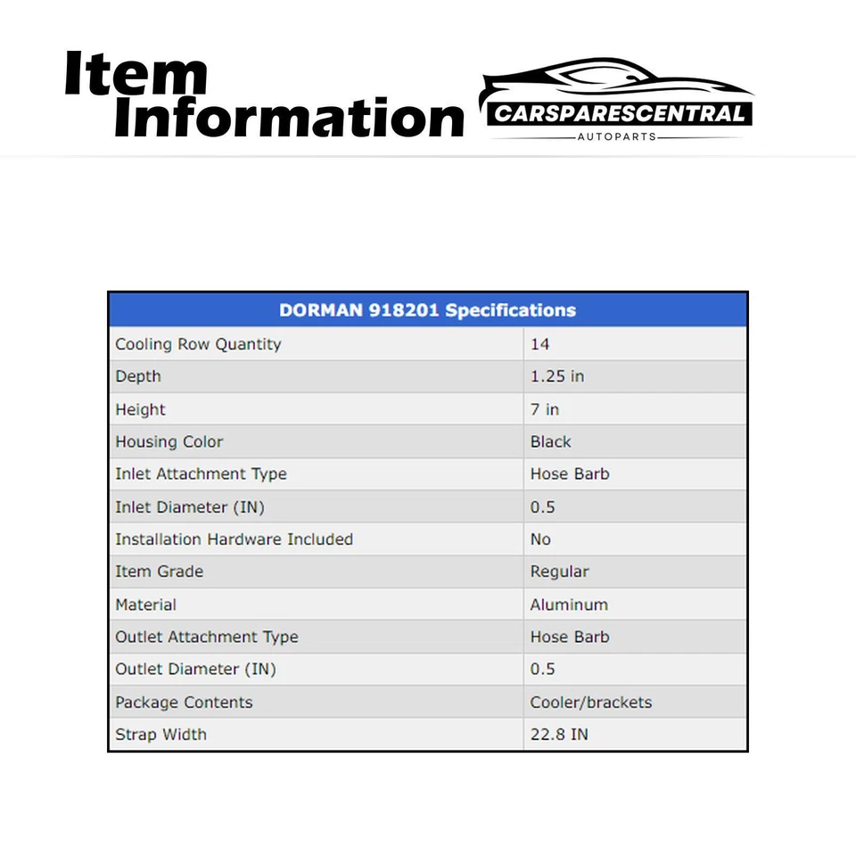 Enfriador de aceite de transmisión automática Dorman para Ford Explorer 4,0 L 2002-2005 Foto 4 de 4