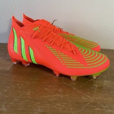 adidas predator edge .1 FG Red Soccer Cleat MSRP 250 - Size 8